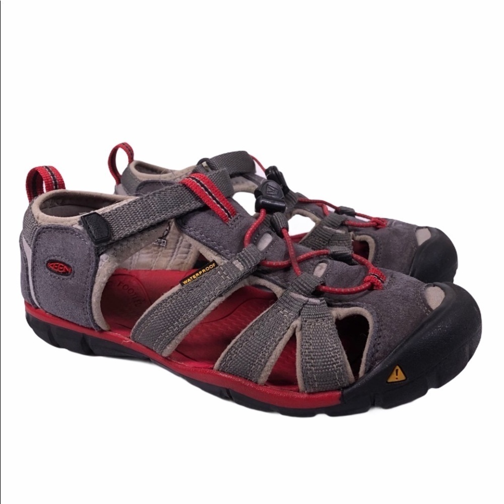 KEEN 1014126 Seacamp Magnet Racing Red Sandal Shoe